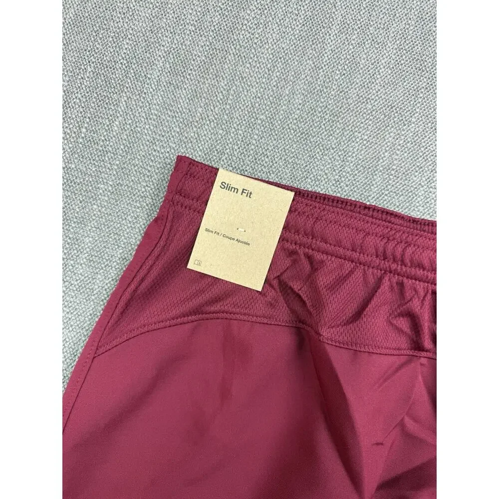 Nike Laser V Women’s Soccer Shorts Large Burgundy Dri-FIT Slim Fit NWT